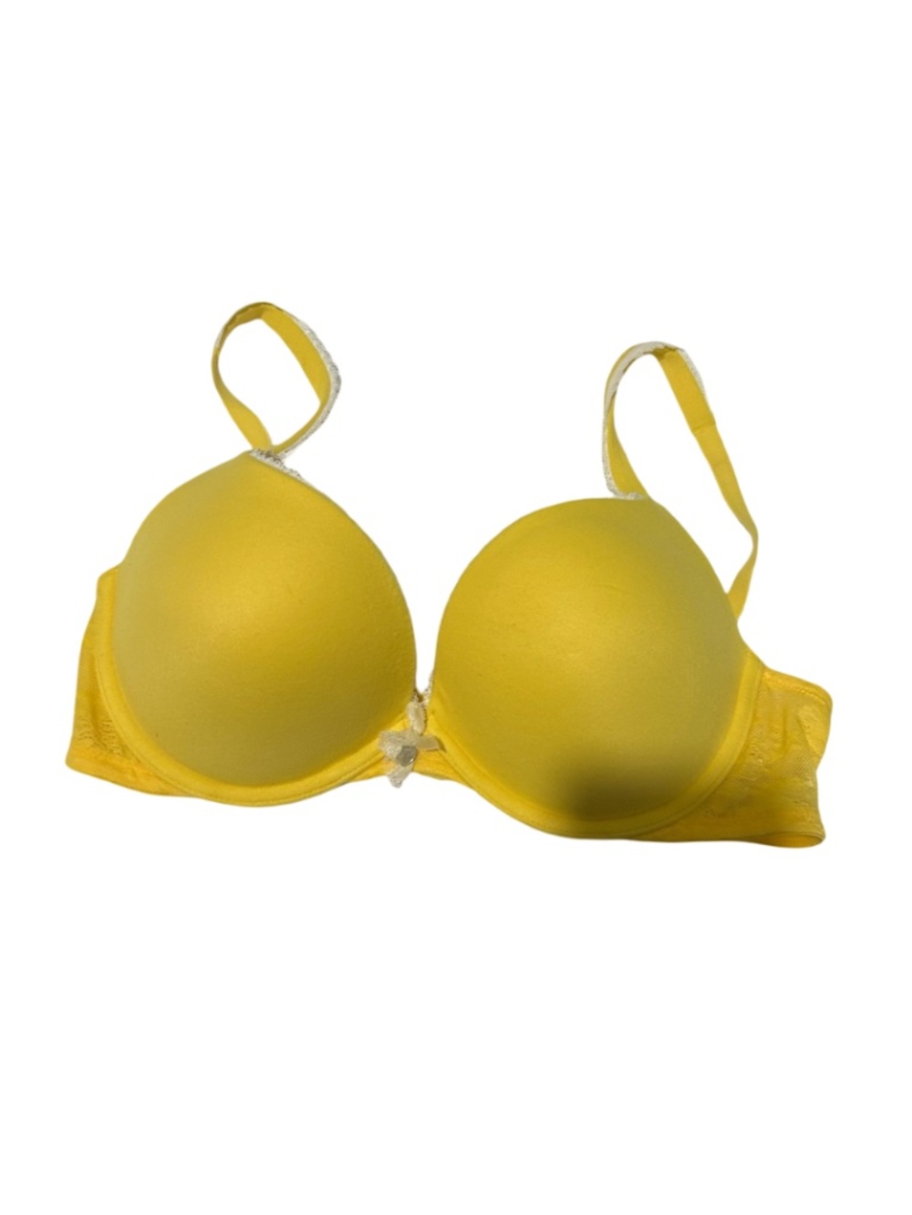 Victoria's Secret Yellow Padded Bra Size 34D Pushup Body by Victoria